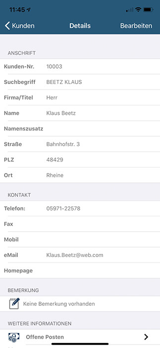 TopApp Detail Kunde